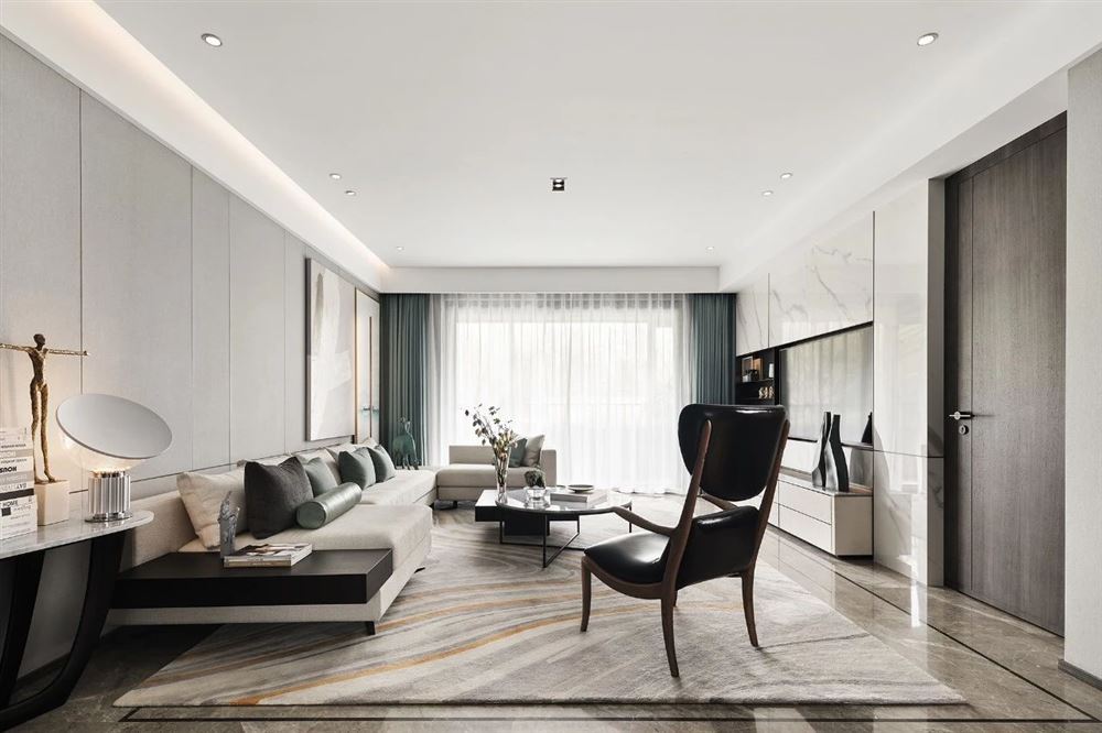 莆田室内装修美的君兰江山176平米四居-现代轻奢风格室内设计家装案例